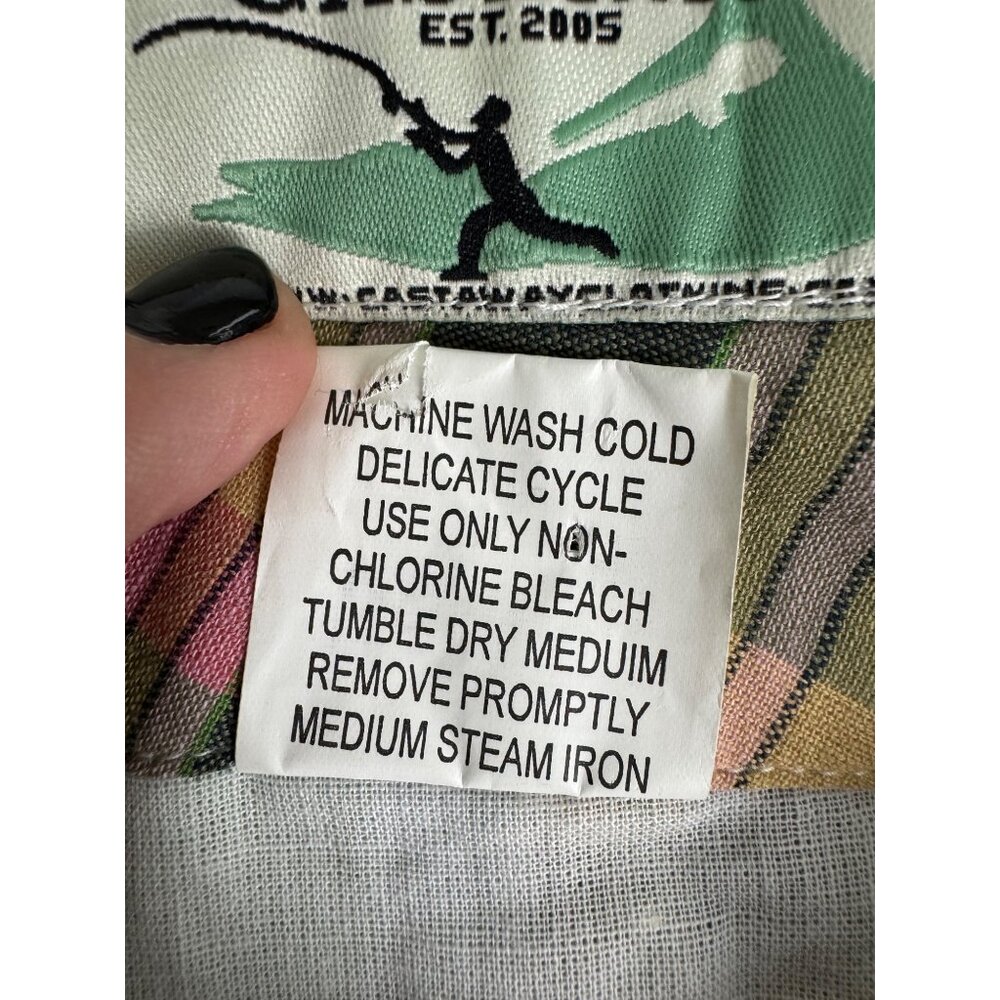 Castaway Nantucket Ali Womens Skirt Sz 0 Patchwork Madras Cotton Petite Classy - Picture 5 of 9